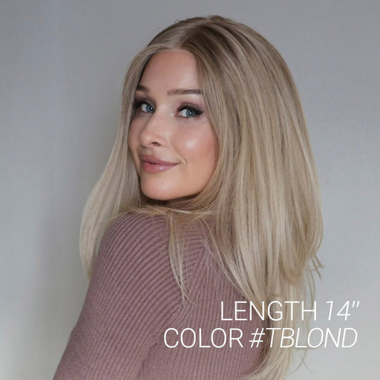 MELODY 100% Hand - Tied With Double Fine Welded Mono Front - Pro Hair Edit