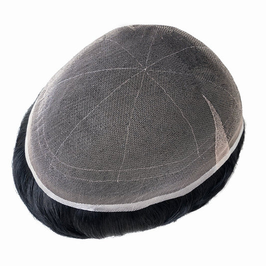 PHE - H7 Full Swiss Lace Hair System Realistic Hairline - Pro Hair Edit