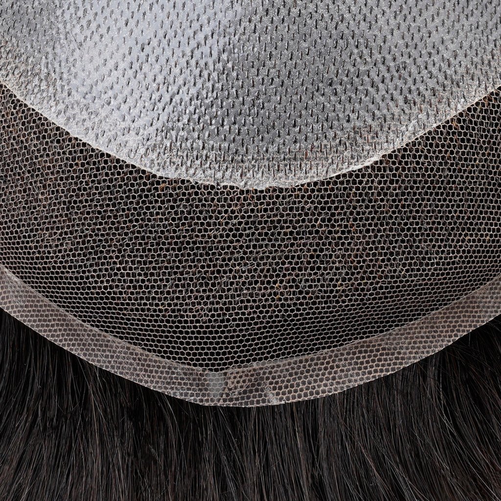 PHE - S15P Men's Lace Front Hairpiece 0.08 mm Super Thin Skin - Pro Hair Edit