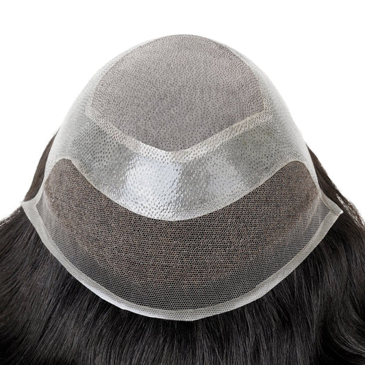 PHE - S27P Fine Mono Hairpiece With Skin Gauze Perimeter and Lace Front - Pro Hair Edit