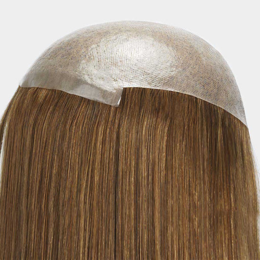 HS1W Women Toupee with Remy Hair and a Skin Base - Pro Hair Edit