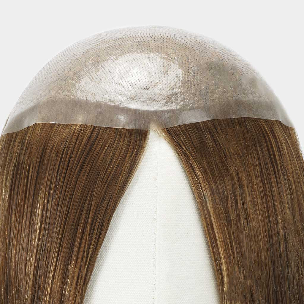 HS1W Women Toupee with Remy Hair and a Skin Base - Pro Hair Edit