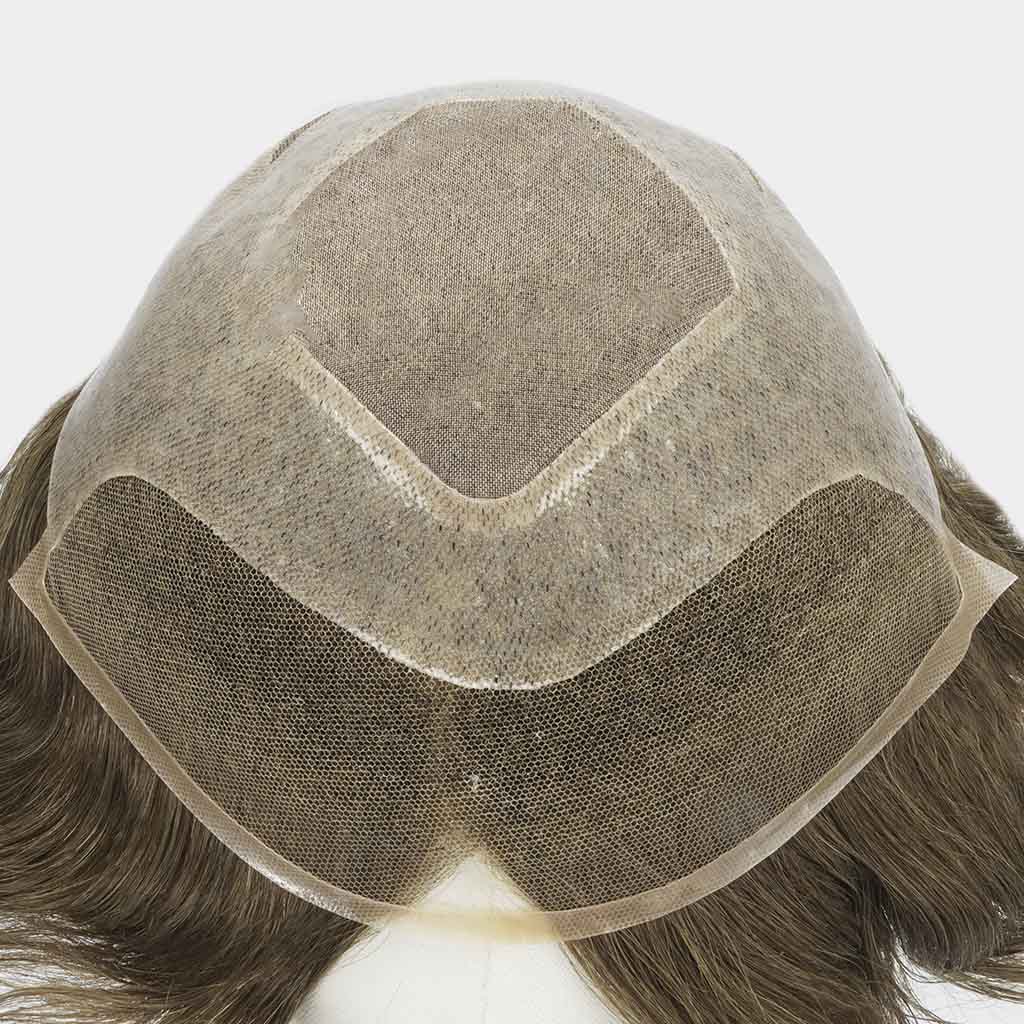 HS27PW Women’s Fine Mono Hairpiece With Skin and Lace - Pro Hair Edit