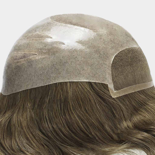 HS27PW Women’s Fine Mono Hairpiece With Skin and Lace - Pro Hair Edit
