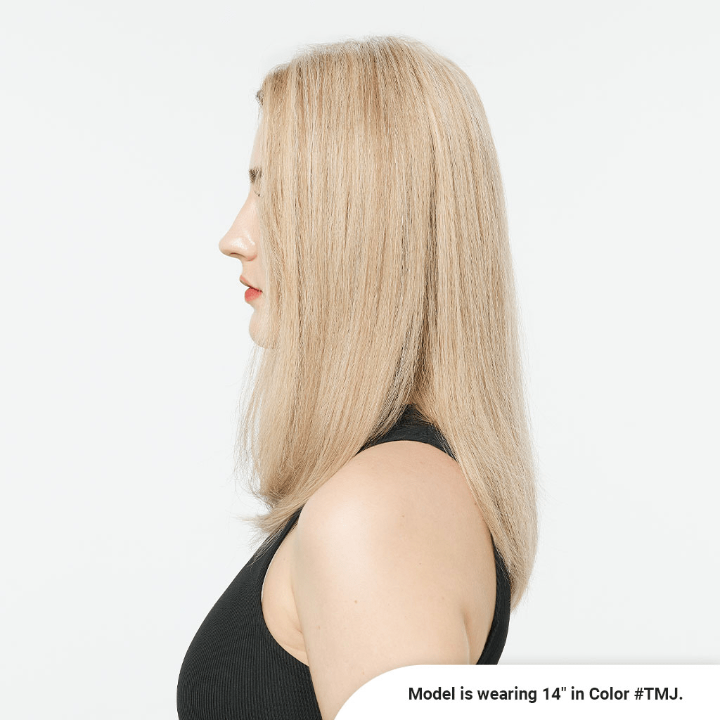 JULIE Deluxe Mono Top Hair Topper Mongolian Hair - Pro Hair Edit