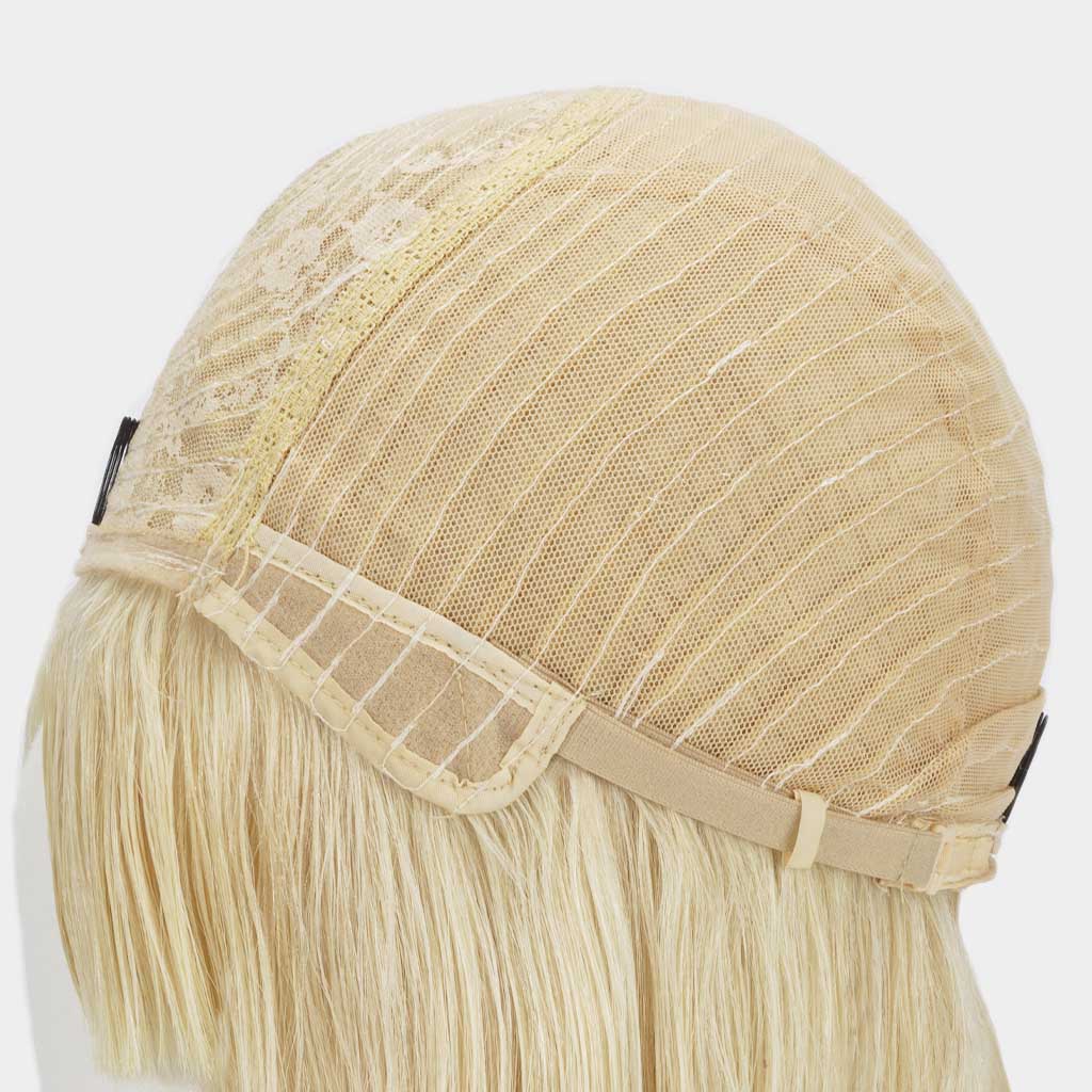 LXM - O Black Blonde Bob Wig With Bangs - Pro Hair Edit