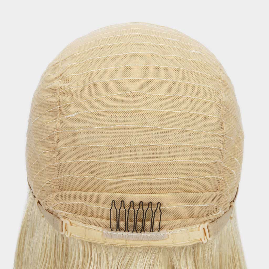 LXM - O Black Blonde Bob Wig With Bangs - Pro Hair Edit