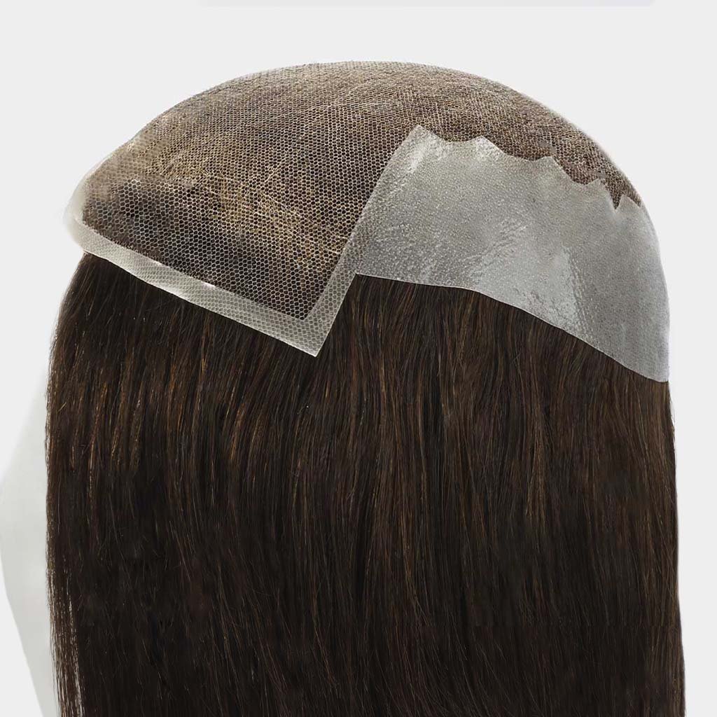 N6W Stock Swiss Lace Women’s Toupee With PU Sides and Back - Pro Hair Edit