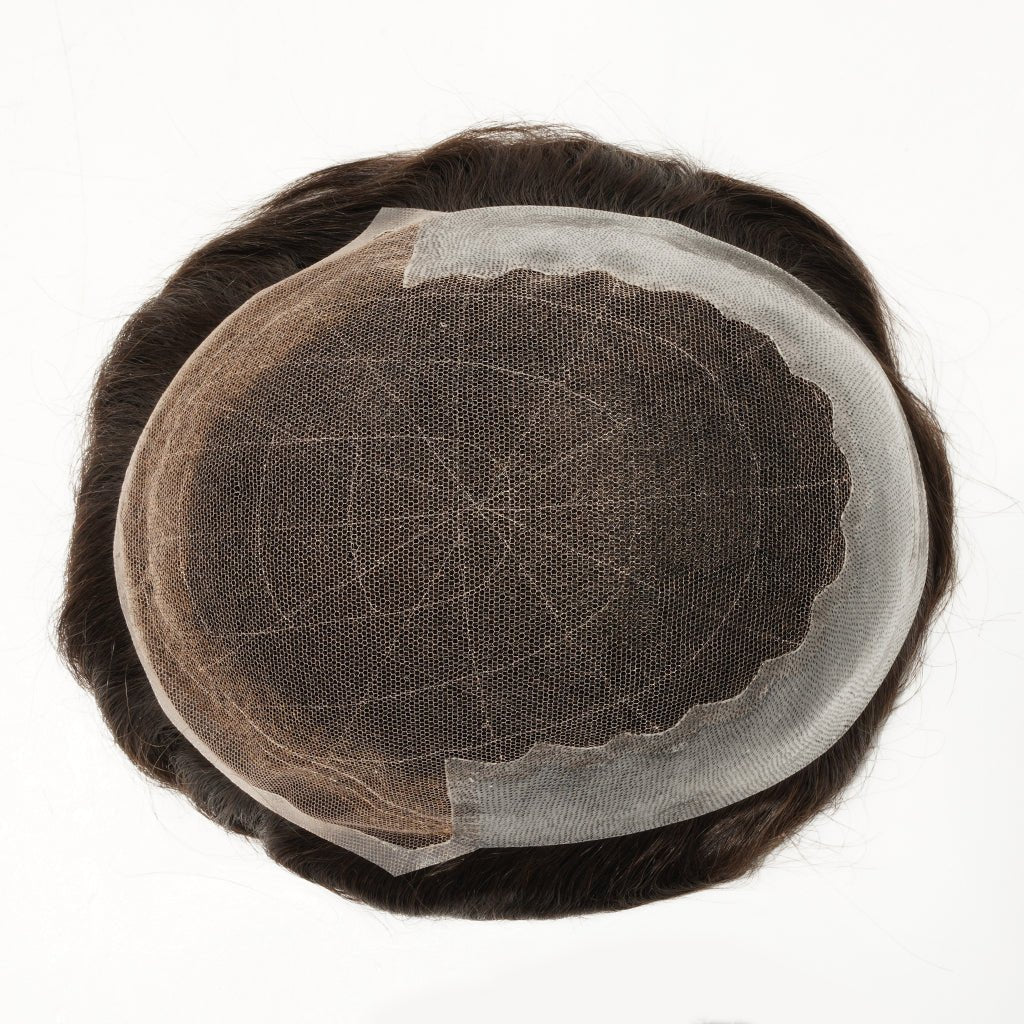 PHE - N6M Swiss Lace Men's Hair System With PU Sides and back - Pro Hair Edit