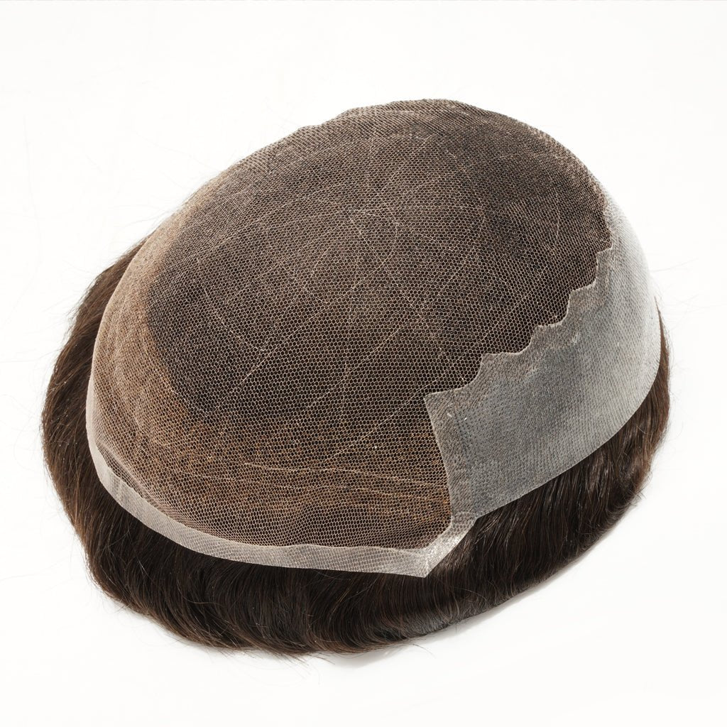 PHE - N6M Swiss Lace Men's Hair System With PU Sides and back - Pro Hair Edit