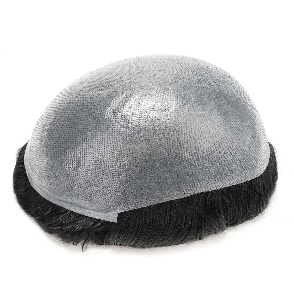 PHE - S1R Thin Skin Men's Toupee Hair Systems 0.08 mm Remy Hair Transparent Poly Skin - Pro Hair Edit