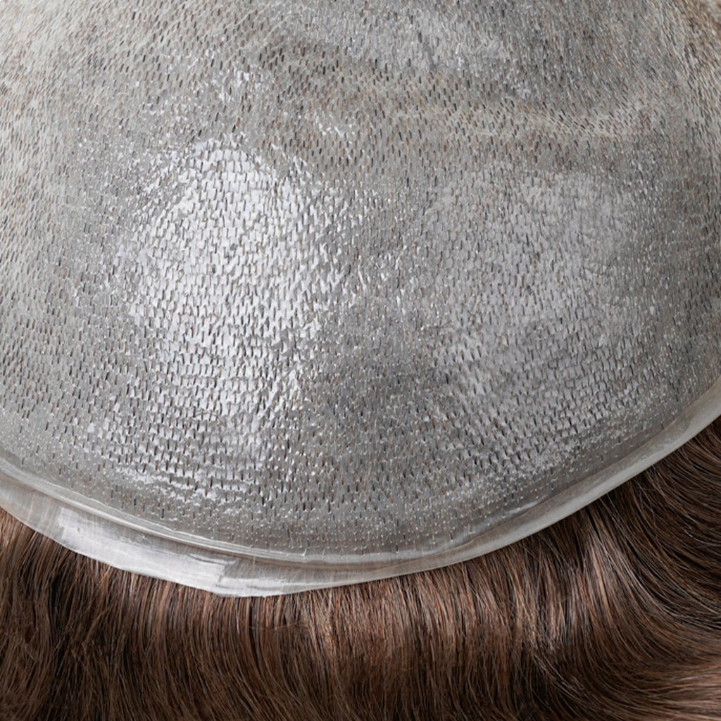 PHE - S25V 0.03mm Ultra Thin Skin Men's Hair Systems With V - looped Human Hair - Pro Hair Edit