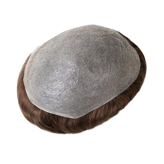 PHE - S25V 0.03mm Ultra Thin Skin Men's Hair Systems With V - looped Human Hair - Pro Hair Edit