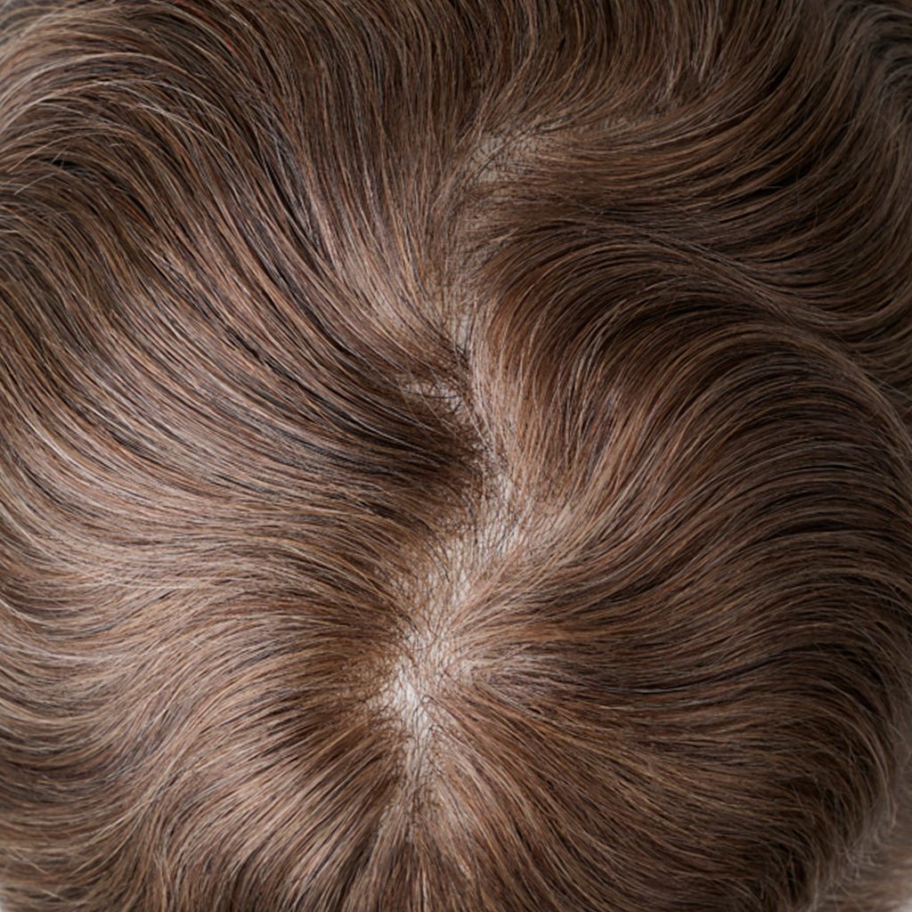 PHE - S25V 0.03mm Ultra Thin Skin Men's Hair Systems With V - looped Human Hair - Pro Hair Edit