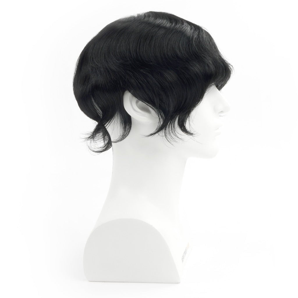 PHE - S27 Monofilament Hair System Realistic High Quality Stock Toupee - Pro Hair Edit