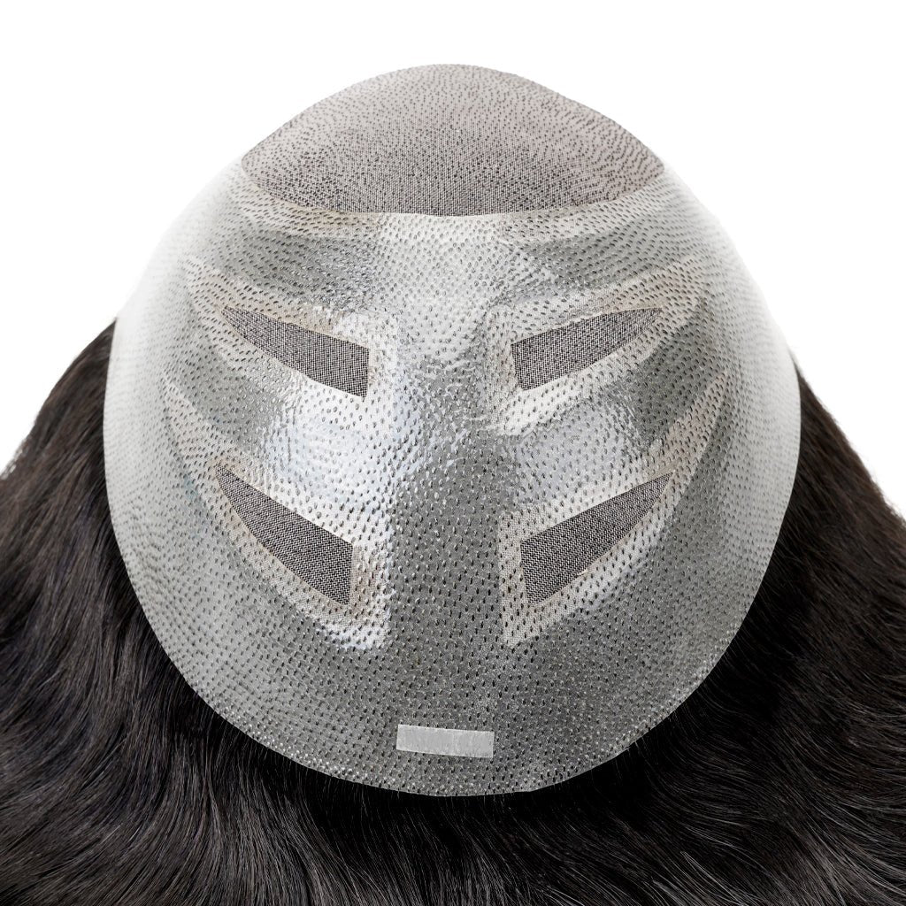 PHE - S27P Fine Mono Hairpiece With Skin Gauze Perimeter and Lace Front - Pro Hair Edit