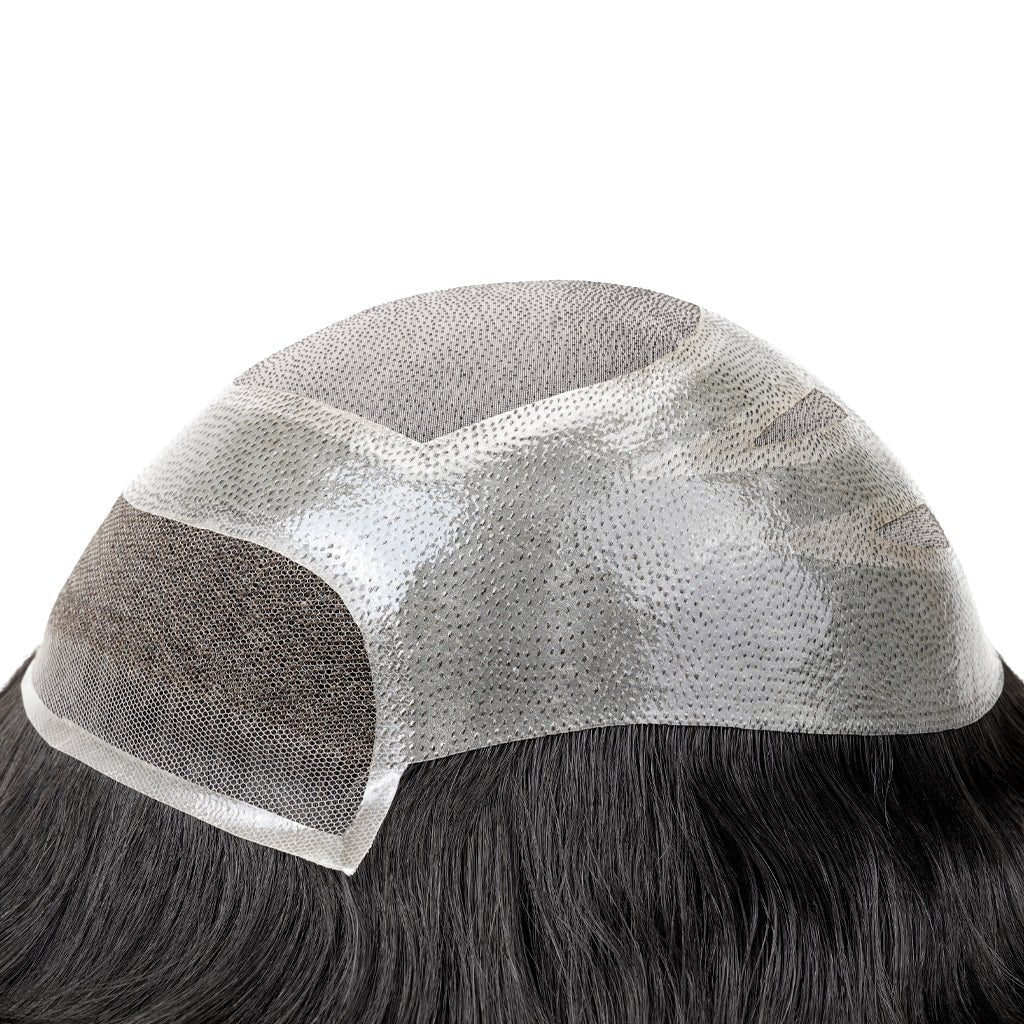 PHE - S27P Fine Mono Hairpiece With Skin Gauze Perimeter and Lace Front - Pro Hair Edit