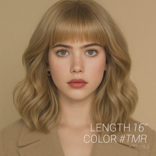 JULIE Deluxe Mono Top Hair Topper Mongolian Hair