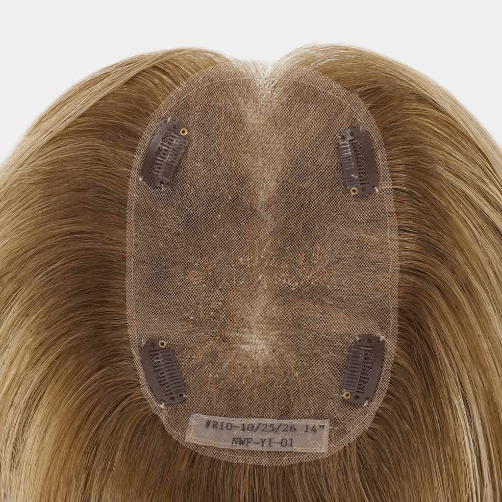 SIDNEY Mono Human Hair Topper Premium Mongolian Hair - Pro Hair Edit