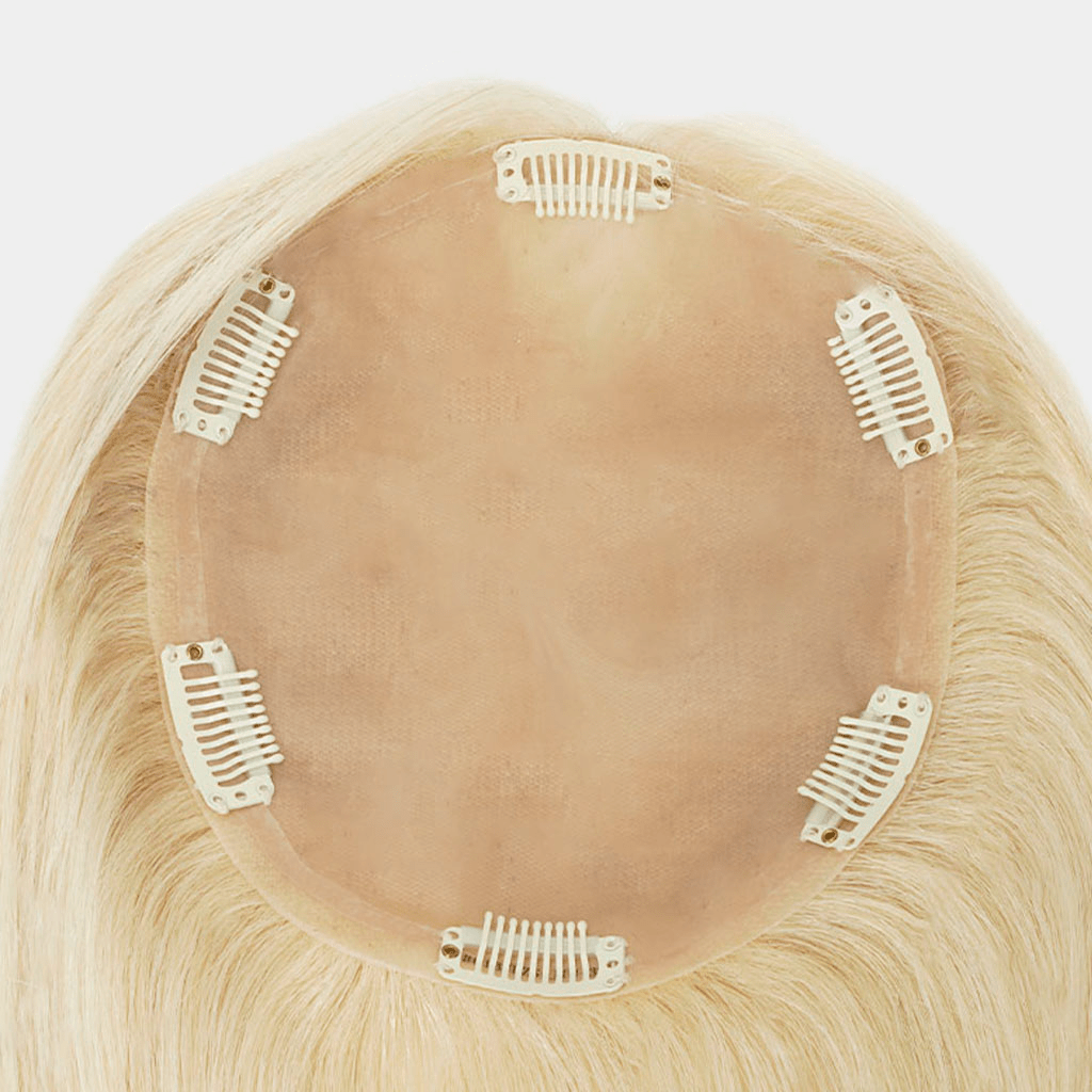 ST6x7 Clip - in Silk Top Human Hair Topper for Women - Pro Hair Edit